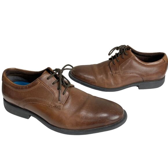 Nunn Bush Devine Plain Toe Oxford Leather Gel Comfort  84723 Men Size 8 - Picture 12 of 16